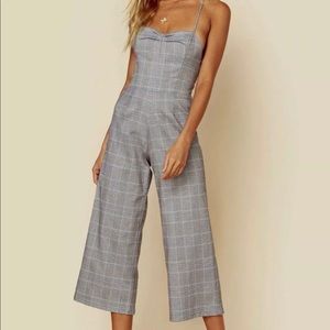 Blue Life Jumpsuit Romper Criss-Cross Ties - Small NWOT